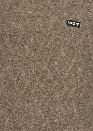 Fluffy knit jumper Pine Bark ROTATE By Birger Christensen 